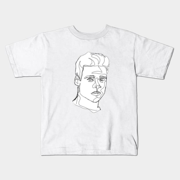 richard madden Kids T-Shirt by KramodaDragon